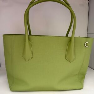 Dagne Dover Signature Legend Tote Bag in Lime *Discontinued*